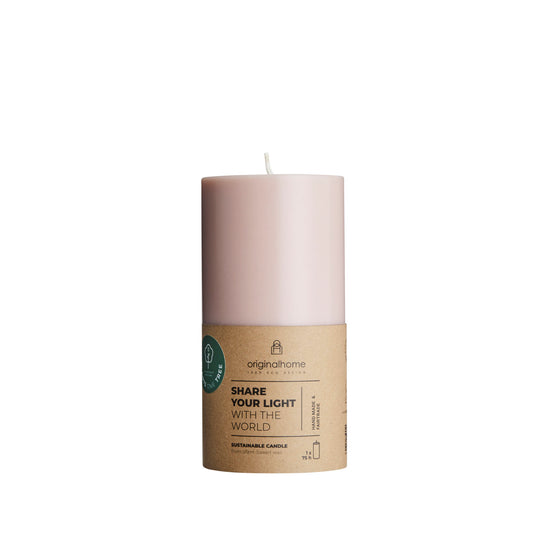 Originalhome – Unscented Pillar Candle - Blossom - Small