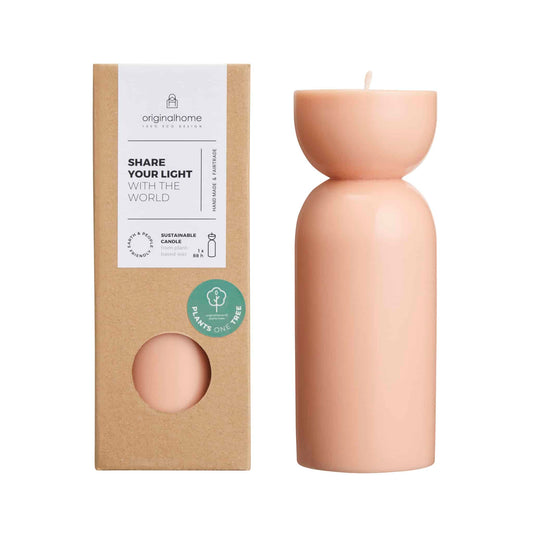 Originalhome – Unscented Organic Candle – Peach – M
